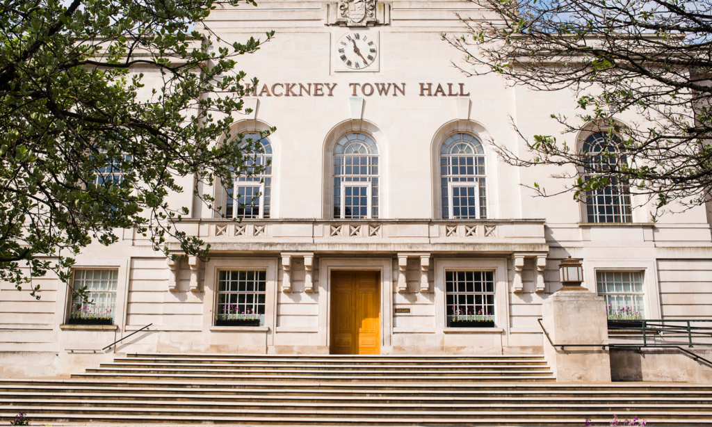 Hackney Town Hall building