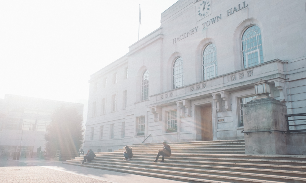Photo showing Hackney Town Hall