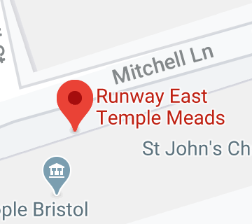 Image showing the google maps pin for the Made Tech office in Bristol