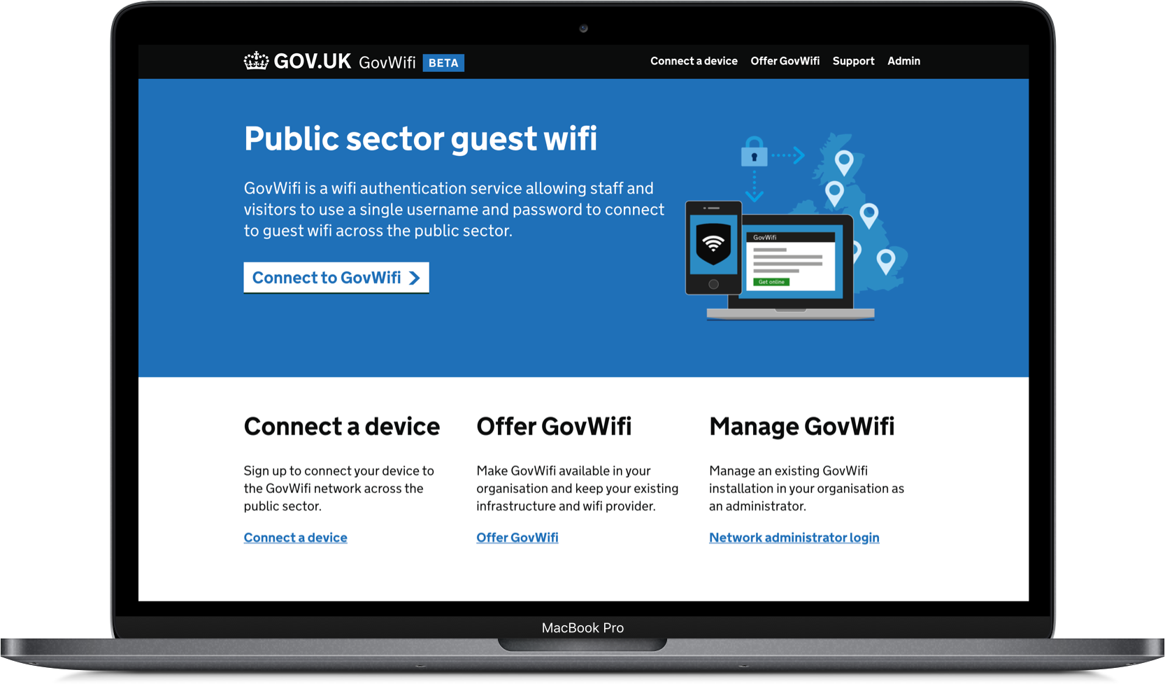 Gov Wifi laptop