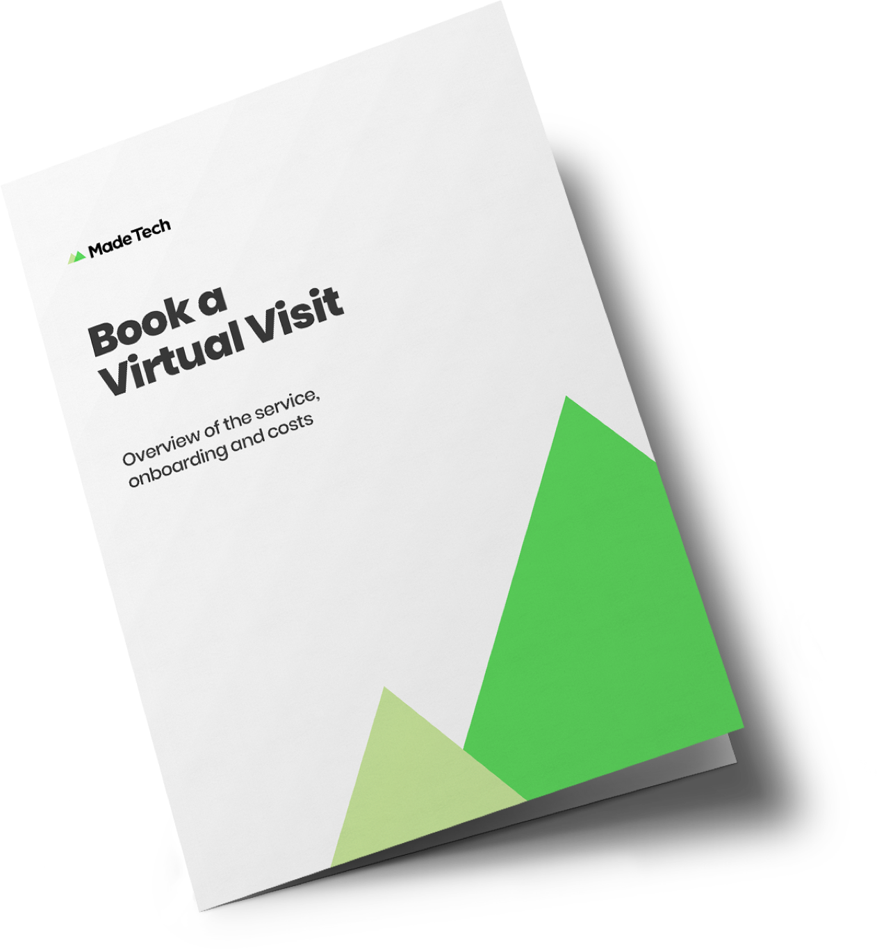 Image showing the Book a virtual visit service information cover