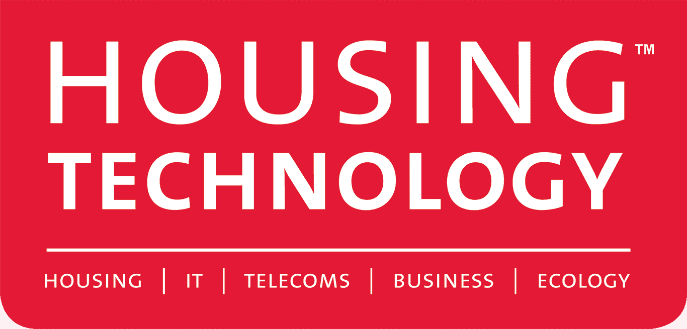 Image of Housing Technology Housing IT telecoms Business ecology text over a red rectangle