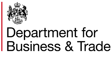 Department for Business & Trade logo