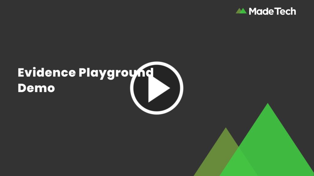 Thumnail for Evidence Playground demo video