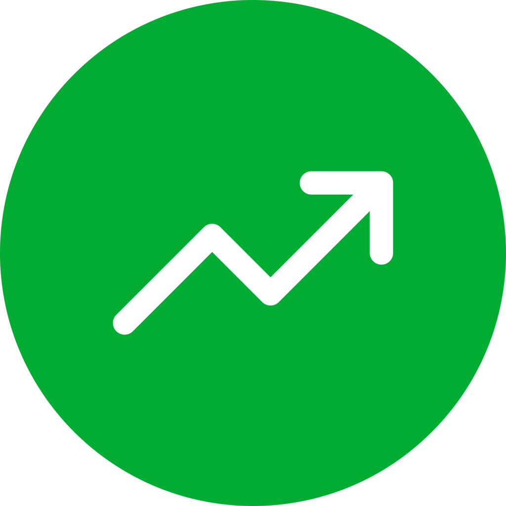 Trending up icon